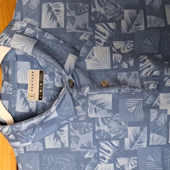 PGA Tour mens L tee ptp 23" length 30 - Picture 2 of 6